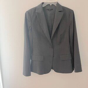 BOSS Hugo Boss Women's Grey Fitted Blazer - Size 8